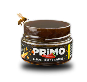 CARAMEL HONEY + CAYENNE